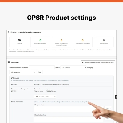 GPSR modul pre PrestaShop | Konverzio.com
