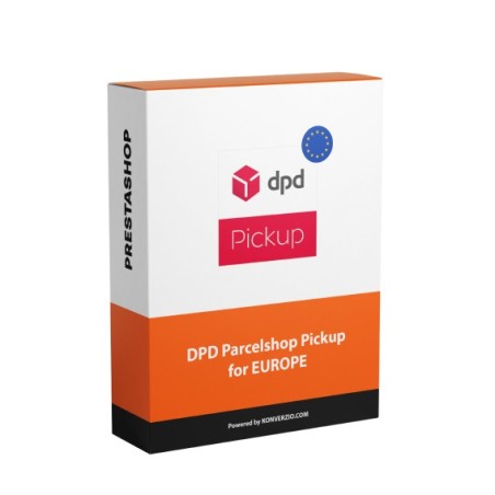 Prestashop modul na DPD Parcelshop vyzdvihnutie pre EURÓPU
