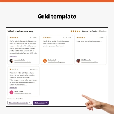 Google Reviews Module for PrestaShop | Konverzio.com