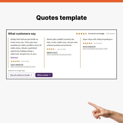 Google Reviews Module for PrestaShop | Konverzio.com