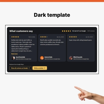 Google Reviews Module for PrestaShop | Konverzio.com